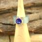 Preview: Damenring Swarovski - Kautschuk-Band - breit
