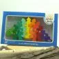Preview: 3 D Holz Puzzle als bunter Dinosaurier mit Zahlen von 1-10
