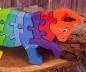 Preview: Zahlen Puzzle als bunte Katze