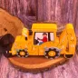 Preview: Gelbes Puzzle Bagger in 3 D mit Zahlen
