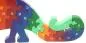 Preview: 3D Dinosaurier ein Puzzle mit Buchstaben