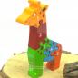 Mobile Preview: 3 D Holz Puzzle Giraffe mit Zahlen von 1-5
