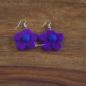 Preview: Ohrringe Filz Blume lila