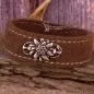 Preview: Trachten Armband Edelweiß Filz - Armband tracht braun edelweiss