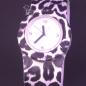 Preview: Armbanduhr Slappstixx schwarz leopard Preview: Armbanduhr Slappstixx schwarz leopard