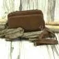 Preview: kleine Handtasche-Geldbeutel in dunkelbraun