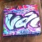 Preview: Herrengeldbeutel mit Graffiti bunt Motiv