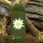 Preview: Filz-Schlüsselanhänger besticktes Edelweiß Trachtenstil - Schluesselanhaenger filz tracht edelweiss gestickt olive