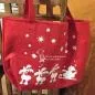 Preview: Stofftasche „Kutscher fahrt“ aus Filz - Stofftasche Weihnachten rot