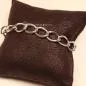 Preview: Bettelarmband versilbert Gliederarmband XXL - armband bettelarmband versilbert gross xxl glieder