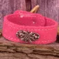 Preview: XL Trachten Armband hellrosa