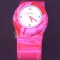 Preview: Armbanduhr Slappstixx camouflage rot rosa