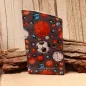 Preview: Brillenetui Stoff bunt Fussball - Billiardkugeln - Basketball - brillenetui stoff handgenäht fussball baseball billiardkugel