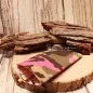 Preview: Brillenetui Stoff Camouflage mit pink - brillenetui stoff handgenäht grau camouflage schwarz pink