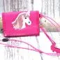Preview: pink farbiger Kinder Brustbeutel