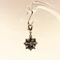 Preview: Charms Anhänger Spinnennetz Helloween versilbert - charms anhaenger spinnennetz versilbert helloween fasching karabiner