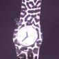Preview: Armbanduhr Slappstixx Silikon schwarz weiss Preview: Armbanduhr Slappstixx Silikon schwarz weiss