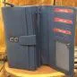 Preview: Geldbeutel echtes Leder blau