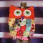 Preview: Monsterbag-Tasche Eule bunt - einkaufstasche eule bunt