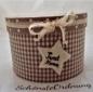 Preview: taupe creme Erinnerungsbox rund Preview: taupe creme Erinnerungsbox rund