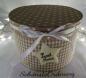 Preview: taupe Erinnerungsbox rund Preview: taupe Erinnerungsbox rund