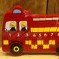 Preview: Rotes Puzzle Feuerwehr in 3 D mit Zahlen Preview: Rotes Puzzle Feuerwehr in 3 D mit Zahlen