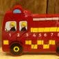 Preview: Rotes Puzzle Feuerwehr in 3 D mit Zahlen