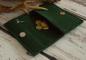Preview: Filz-Geldbeutel Trachten groß dunkelgrün