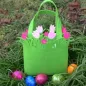 Preview: Geschenktasche aus Filz mit gelben oder rosa Tulpen - filz geschenk tasche tulpen pink rosa1