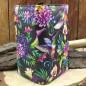 Preview: Geldbeutel gross Motiv Kolibri mit Blumen
