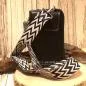 Preview: Stylische Handtasche aus langlebigem Kunstleder in schwarz Maße: 20x12x5 cm.