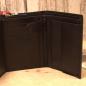 Preview: Leder Geldbeutel in schwarz Preview: Leder Geldbeutel in schwarz
