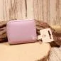 Preview: Kindergeldbeutel flieder Kunstleder Trixie Dackel - geldbeutel kinder trixie dackel kunstleder flieder lila reissverschluss