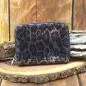 Preview: kleiner Geldbeutel Kunstleder in Lack Optik mit Leopardenmuster