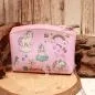 Preview: Detailaufnahme der hochwertigen Kunstleder-Oberfläche des Einhorn-Portemonnaies.