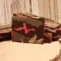 Preview: Geldbeutel mini - Stoff - 1 Fach camouflage - geldbeutel mini kinder stoff 1fach druckknopf camouflage pink