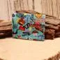 Preview: Geldbeutel mini - Stoff - 1 Fach blau Motiv Piraten - Schiff - geldbeutel mini kinder stoff 1fach druckknopf piraten schiff bunt