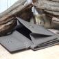Preview: Geldbeutel Leder mini mit Druckknopf