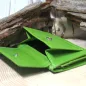 Preview: Geldbeutel Leder mini mit Druckknopf