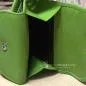 Preview: Geldbeutel Leder mini mit Druckknopf