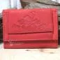 Preview: Geldbeutel mini aus rotem Leder