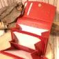 Preview: roter Leder Geldbeutel