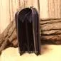 Preview: blauer Leder Geldbeutel