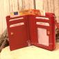 Preview: roter Leder Geldbeutel Preview: roter Leder Geldbeutel