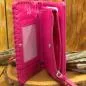 Preview: grosser leder Geldbeutel in pink