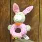 Preview: Stofftier Kuschelhase in rosa