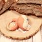Preview: Greifling Fuchs Orange – Handgestrickter Beißring aus Naturholz - HickUps