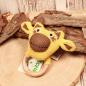 Preview: Greifling Giraffe Gelb – Handgestrickter Beißring aus Naturholz - HickUps