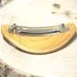 Preview: Haarspange Birken Holz gebogen - haarspange holz haarklammer gross abgerundent birke