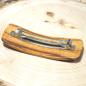 Preview: Haarspange aus echter Zebrano Holz